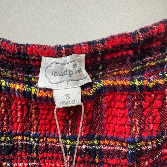 Mud Pie Red and Blue Plaid Garment - Picture 3 of 4